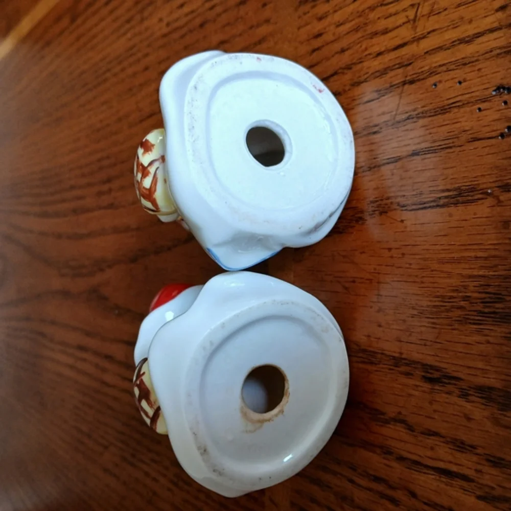 Red and‎ White Decorative Ceramic Accents